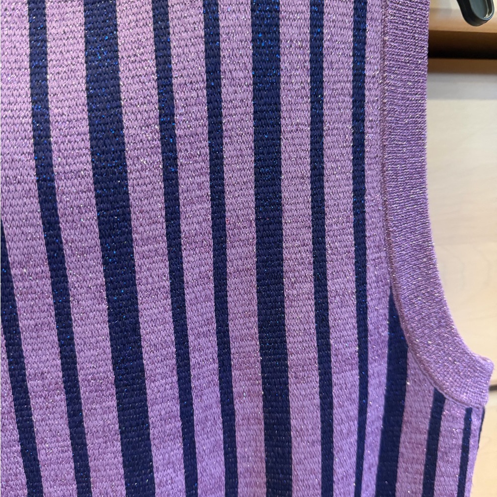 Lanhtropy Multicolor Floral Knit Sleeveless Sweater Vest Size S/M. - Picture 5 of 12